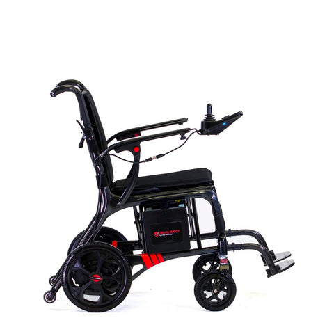 AeroLux Carbon Fiber Folding Power Wheelchair by Travel Buggy