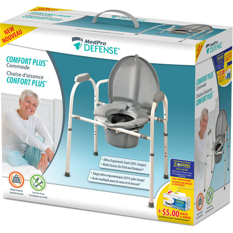 MedPro Defense® Comfort Plus™ Commode