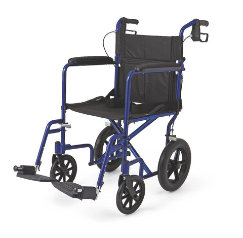 Medline Aluminum Transport Chair with 12