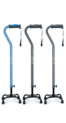 Airgo Comfort Plus Adjustable Quad Cane - Small Base - MEDability